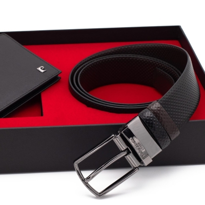 Pierre Cardin Çift Yönlü Deri Kemer & Cüzdan İkili Set PCCİFT04SK-2060A55 - 3