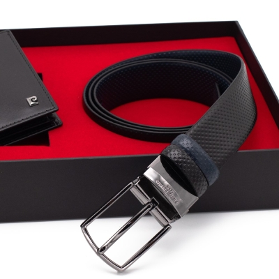 Pierre Cardin Çift Yönlü Deri Kemer & Cüzdan İkili Set PCCİFT04SL-1335A2C - 3