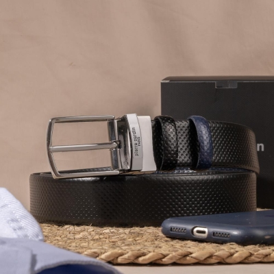 Pierre Cardin Çift Yönlü Deri Kemer & Cüzdan İkili Set PCCİFT04SL-2060A55 - 5