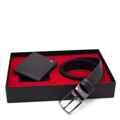 Pierre Cardin Çift Yönlü Deri Kemer & Cüzdan İkili Set PCCİFT04SL-3664F2I - 1