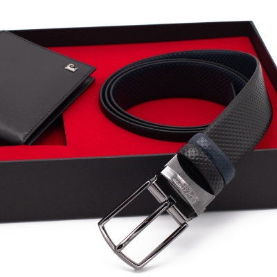 Pierre Cardin Çift Yönlü Deri Kemer & Cüzdan İkili Set PCCİFT04SL-3664F2I - 3