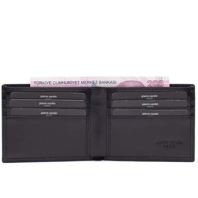 Pierre Cardin Çift Yönlü Deri Kemer & Cüzdan İkili Set PCCİFT04SL-3664F2I - 7