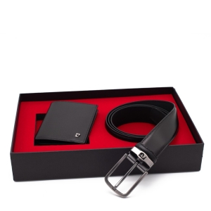Pierre Cardin Deri Cüzdan & Kemer İkili Set PCANLSZ-2060A55 - Pierre Cardin