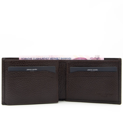 Pierre Cardin Floater Kahve Deri Erkek Cüzdanı 3234A42 - 2