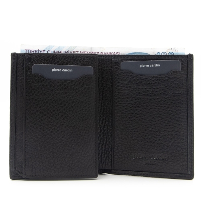Pierre Cardin Floater Siyah Deri Erkek Cüzdanı 2734A41 - 2