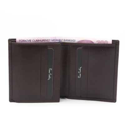 Pierre Cardin Kahve Analin Deri Erkek Cüzdanı 2016D06 - 2
