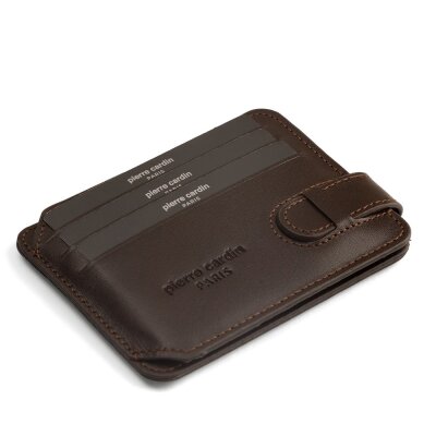 Pierre Cardin Kahve Analin Unisex Deri Kartlık 0777K8N - 1