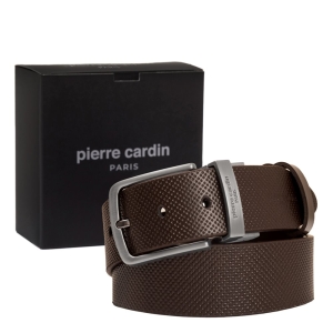 Pierre Cardin Kahve Çift Yönlü Deri Erkek Kemer (En 4 cm) PC-4099L0K 