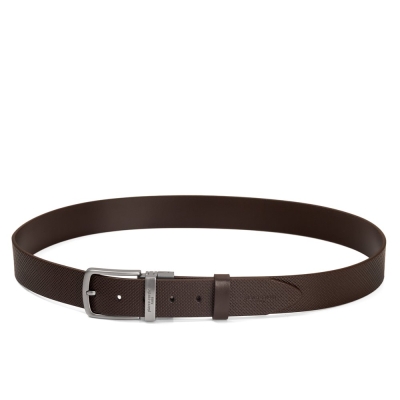 Pierre Cardin Kahve Çift Yönlü Deri Erkek Kemer (En 4 cm) PC-4099L0K - 3