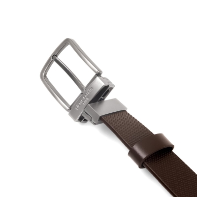 Pierre Cardin Kahve Çift Yönlü Deri Erkek Kemer (En 4 cm) PC-4099L0K - 5