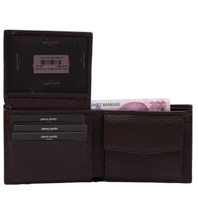 Pierre Cardin Kahve Deri Erkek Cüzdanı 12662SI2 - 6