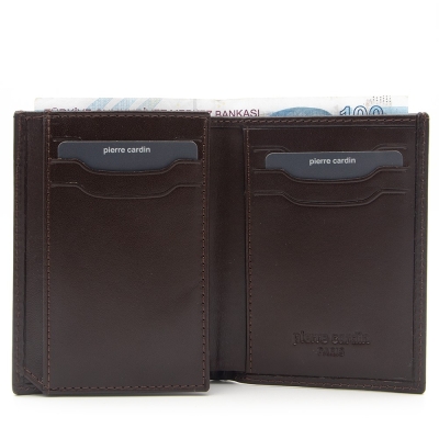 Pierre Cardin Kahve Deri Erkek Cüzdanı 2734D06 - 2