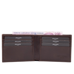 Pierre Cardin Kahve Deri Erkek Cüzdanı 3664K5R - Pierre Cardin (1)