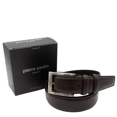Pierre Cardin Kahve Deri Erkek Kemer PC-2009KJ9 - 1