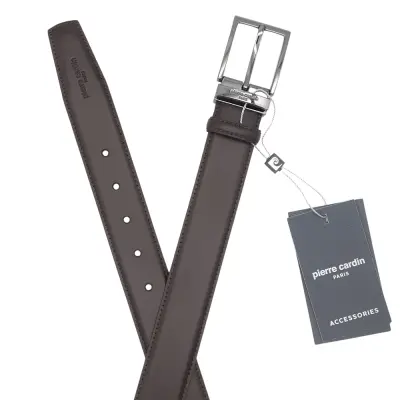 Pierre Cardin Kahve Deri Erkek Kemer PC-2209KD06 - 5