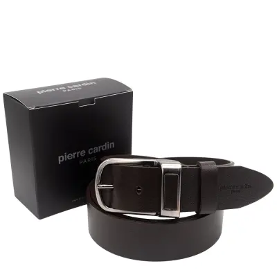 Pierre Cardin kahve Deri Erkek Kemer PC-500SVNK42 - 3