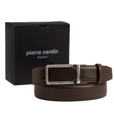 Pierre Cardin Kahve Deri Otomatik Tokalı Erkek Kemeri PCOTM01K2T - 1