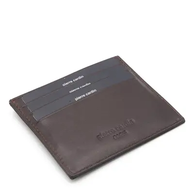Pierre Cardin Kahve Deri Unisex Kredi Kartlık 042D06 - 3