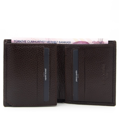 Pierre Cardin Kahve Floater Deri Erkek Cüzdanı 2016A42 - 2