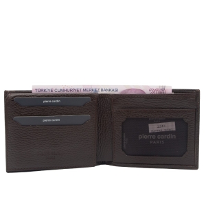 Pierre Cardin Kahve Floater Deri Erkek Cüzdanı 2243A42 - Pierre Cardin (1)
