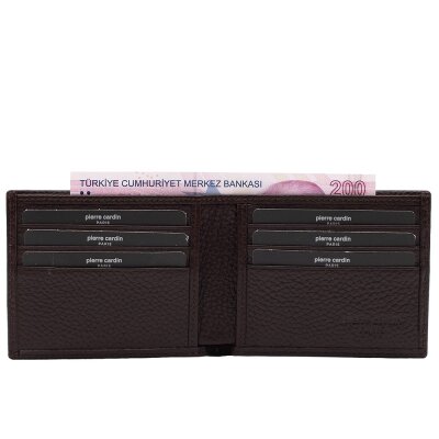 Pierre Cardin Kahve Floater Deri Erkek Cüzdanı 3664SI2 - 2