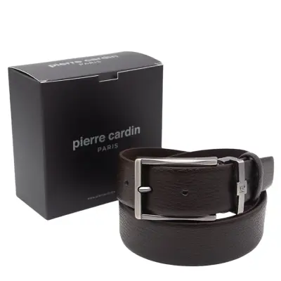 Pierre Cardin Kahve Floater Deri Erkek Kemer PC100FK42 - 1