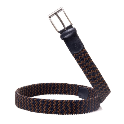 Pierre Cardin Kahve-Lacivert Örgü Erkek Kemer PC-174K7L - 2