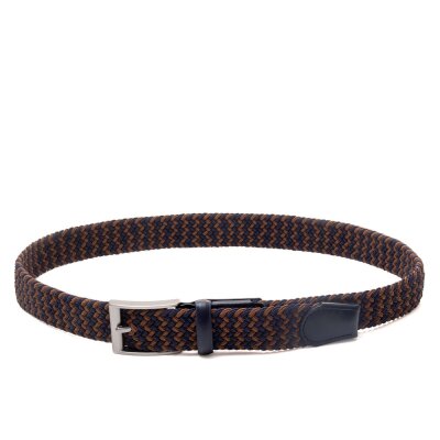 Pierre Cardin Kahve-Lacivert Örgü Erkek Kemer PC-174K7L - 4