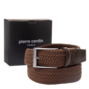 Pierre Cardin Kahve Örgü Erkek Kemer PC-1745Z4X 