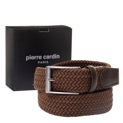 Pierre Cardin Kahve Örgü Erkek Kemer PC-1745Z4X - 1