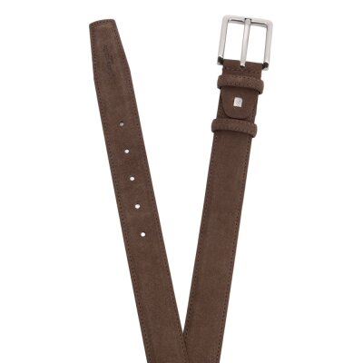 Pierre Cardin Kahve Suet Deri Erkek Kemer PC-1009KS3 - 4