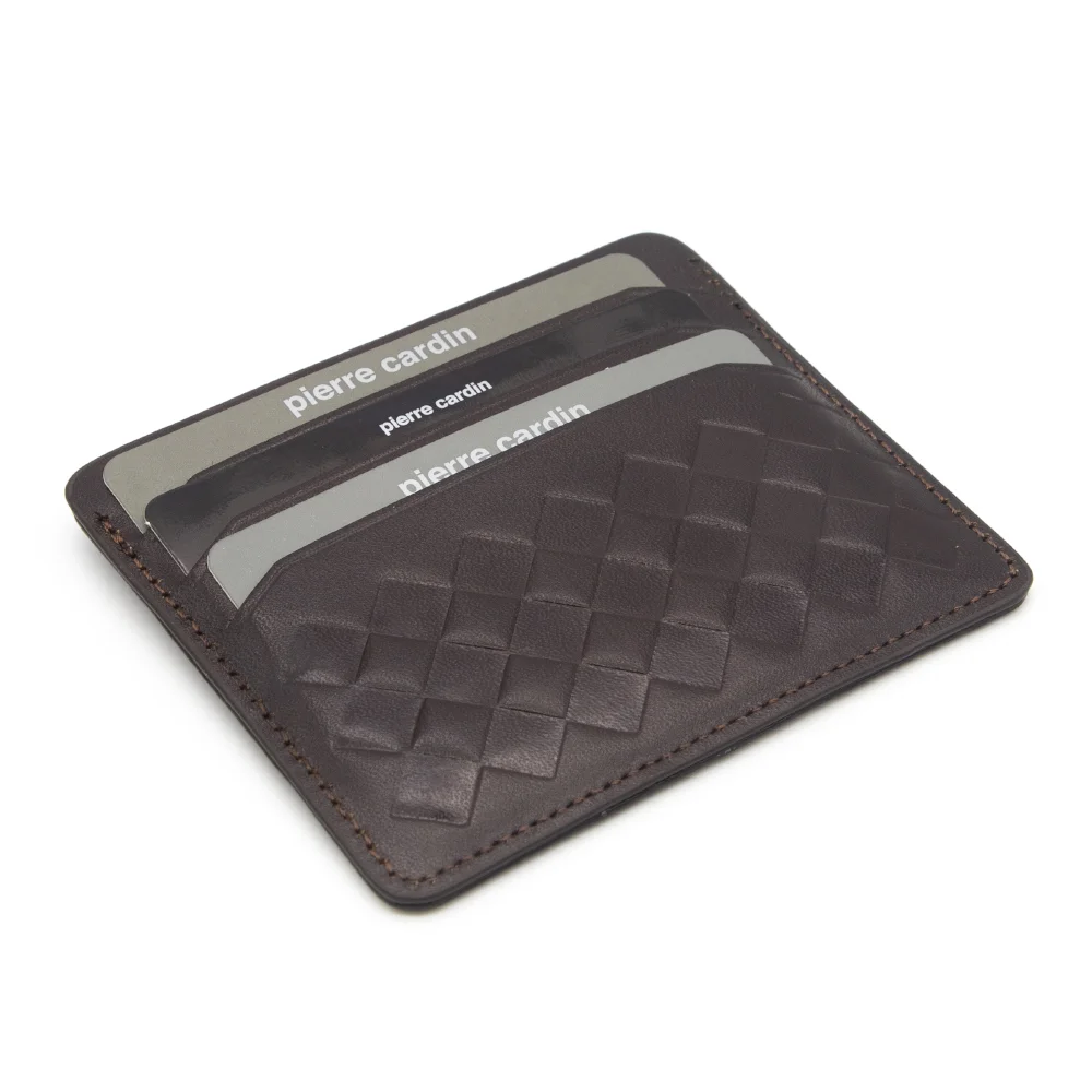 Pierre Cardin Kahve Unisex Deri Kartlık 0046k0f