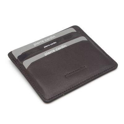 Pierre Cardin Kahve Unisex Deri Kartlık 0046K0F - 2