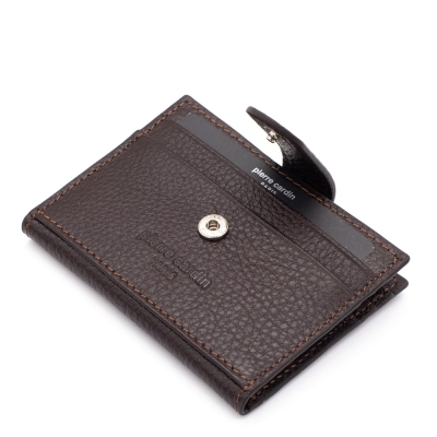 Pierre Cardin Kahve Unisex Deri Kartlık 0107K6C - 5