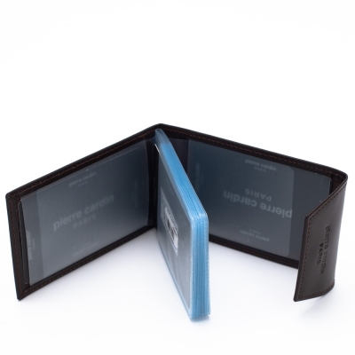 Pierre Cardin Kahve Unisex Deri Kartlık 0177P3X - 3