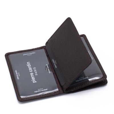 Pierre Cardin Kahve Unisex Deri Kartlık 0188K6C - 5