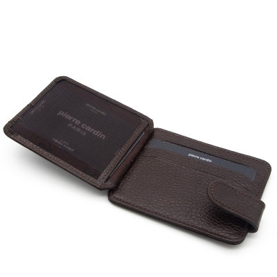 Pierre Cardin Kahve Unisex Deri Kartlık 0510A42 - 4