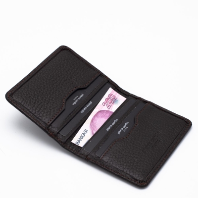 Pierre Cardin Kahve Unisex Deri Kartlık 1252K6C - 3