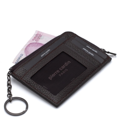 Pierre Cardin Kahve Unisex Deri Kartlık 1750P3X - 2
