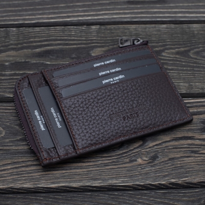 Pierre Cardin Kahve Unisex Deri Kartlık 1750P3X - 3