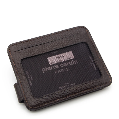 Pierre Cardin Kahve Unisex Deri Kartlık FT0510 - 3