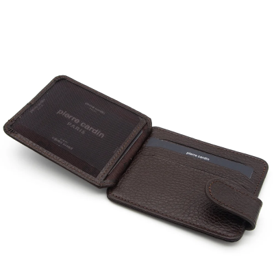 Pierre Cardin Kahve Unisex Deri Kartlık FT0510 - 4