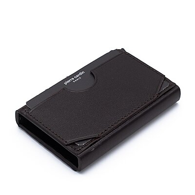 Pierre Cardin Kahve Unisex Otomatik Deri Kartlık 0274K8N - 2