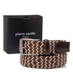 Pierre Cardin Kahve-Vizon Örgü Erkek Kemer PC-1745K3V 