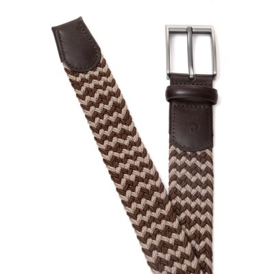 Pierre Cardin Kahve-Vizon Örgü Erkek Kemer PC-1745K3V - 3