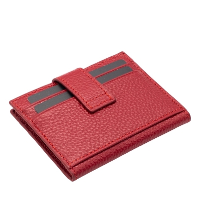 Pierre Cardin Kırmızı Unisex Deri Kartlık 0107K4F - 2