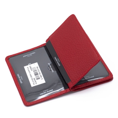 Pierre Cardin Kırmızı Unisex Deri Kartlık 0188K4F - 4