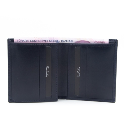 Pierre Cardin Lacivert Analin Deri Erkek Cüzdanı 2016O15 - 2