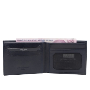 Pierre Cardin Lacivert Analin Deri Erkek Cüzdanı 2243O15 - Pierre Cardin (1)