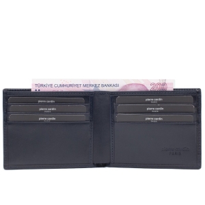 Pierre Cardin Lacivert Analin Deri Erkek Cüzdanı 3664S3J - Pierre Cardin (1)